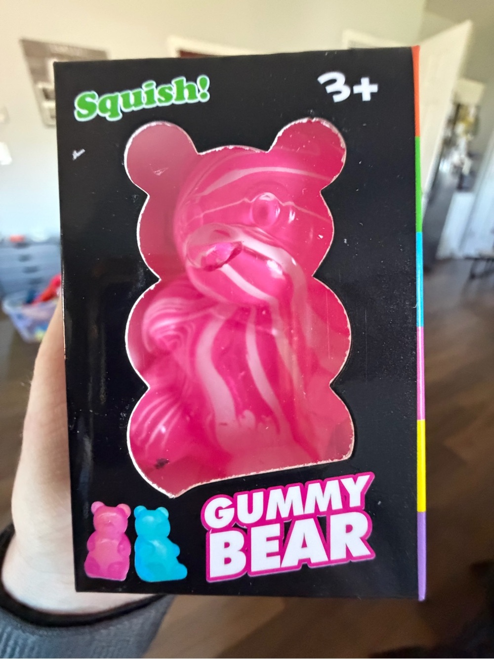 Gummy Bear Squish Toy - Pink by